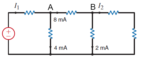 Find I1 and I2 in the network