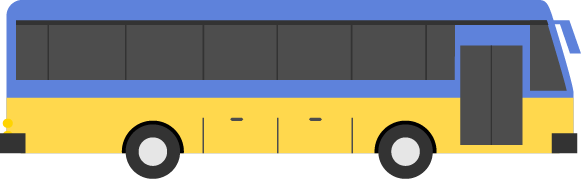 A bus starts from rest with a constant acceleration