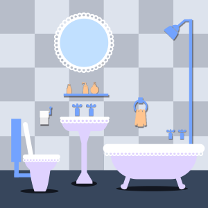 When a shower is turned on in a closed bathroom