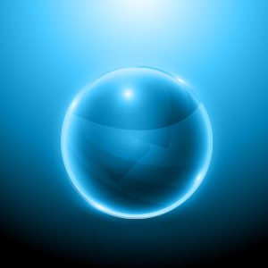 A sphere is fired downwards into a medium